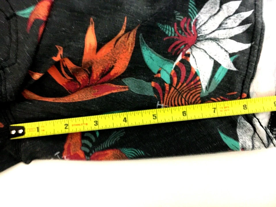 "Tablero gráfico floral Volcom para hombre Verano Stoney corto gris talla: 38, entrepierna de 8""" Foto 4 de 4