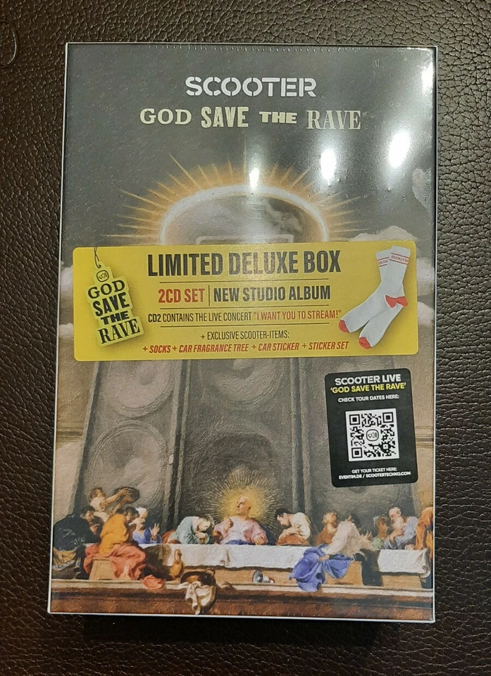Scooter - God Save The Rave (Limited Deluxe Box Set) 2CD NEU OVP