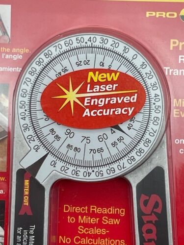 Starrett 505A-7 Miter Protractor, 7" Aluminum IN STOCK - Picture 3 of 6