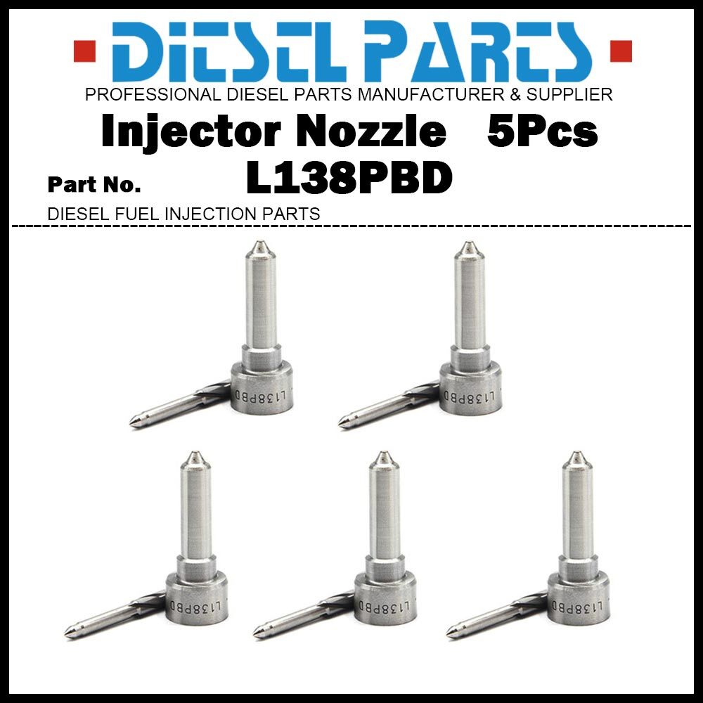 5x Fuel Injector Nozzle L138PBD L138PRD for Ssangyong Kyron Rxton