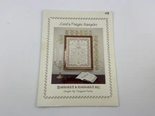 Margaret McKee Lord's Prayer Sampler Cross Stitch  Design Chart Leaflet 1989