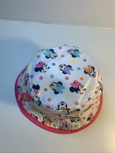 Disney Limited Minnie Mouse Girls Reversible Bucket Hat Toddler Size Ages 3-6 - Picture 7 of 8