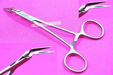 GERMAN  STIEGLITZ SPLINTER DENTAL ROOT FRAGMENT FORCEPS #753, TAPERED, 45º, 5"