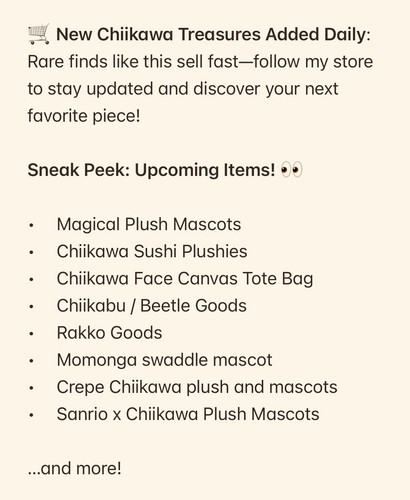 Chiikawa Plush Sushi Chef With Novelty Gifts | Quick Free Shipping US Seller - Picture 24 of 24