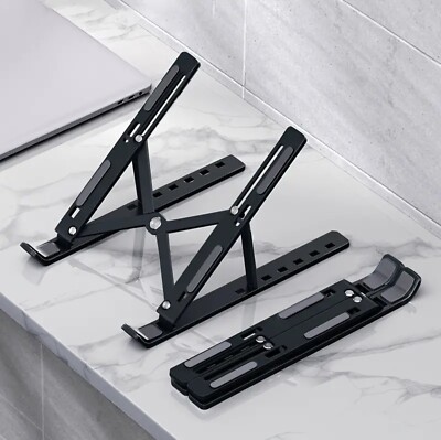 Portable Laptop Stand, Ergonomic Aluminum Laptop Mount Stand, Detachable Laptop 