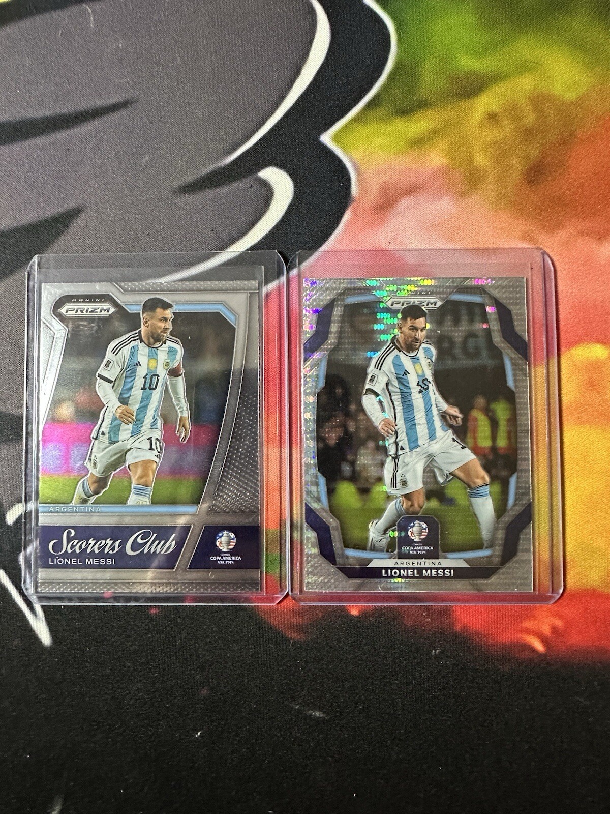 2024 Panini Prizm Copa America Lionel Messi #1 Silver Pulsar Argentina & Insert