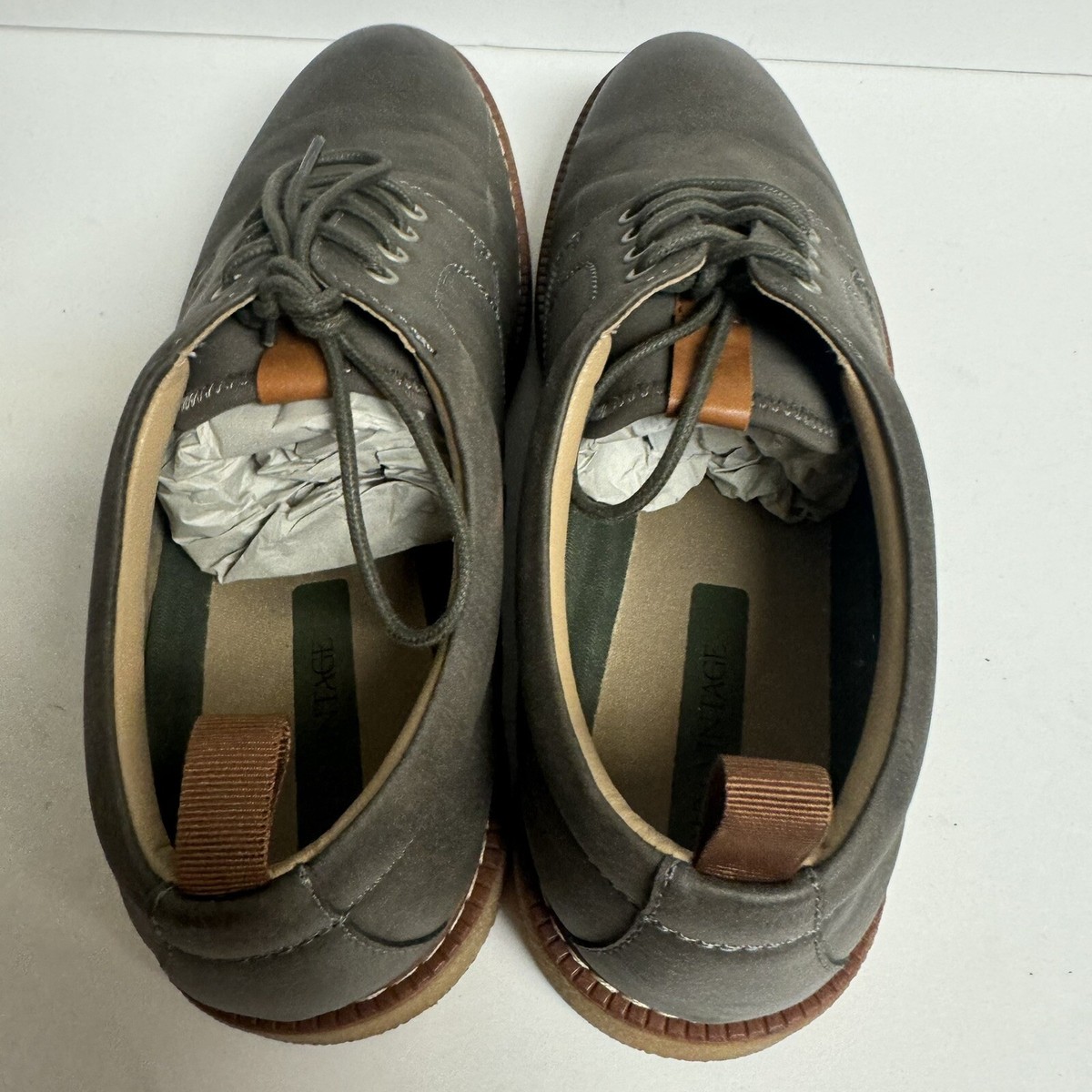 Crown Vintage Mens Tinzin Oxford Charcoal Size 11 M http:// main image 3