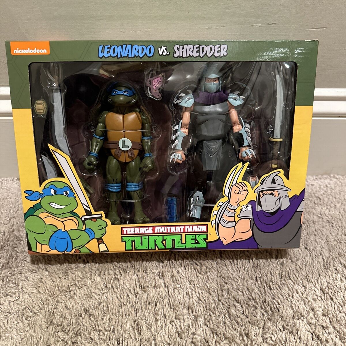 NECA Teenage Mutant Ninja Turtles Leonardo vs. Shredder - 2-pack NECA Teenage Mutant Ninja Turtles Leonardo vs. Shredder - 2-pack