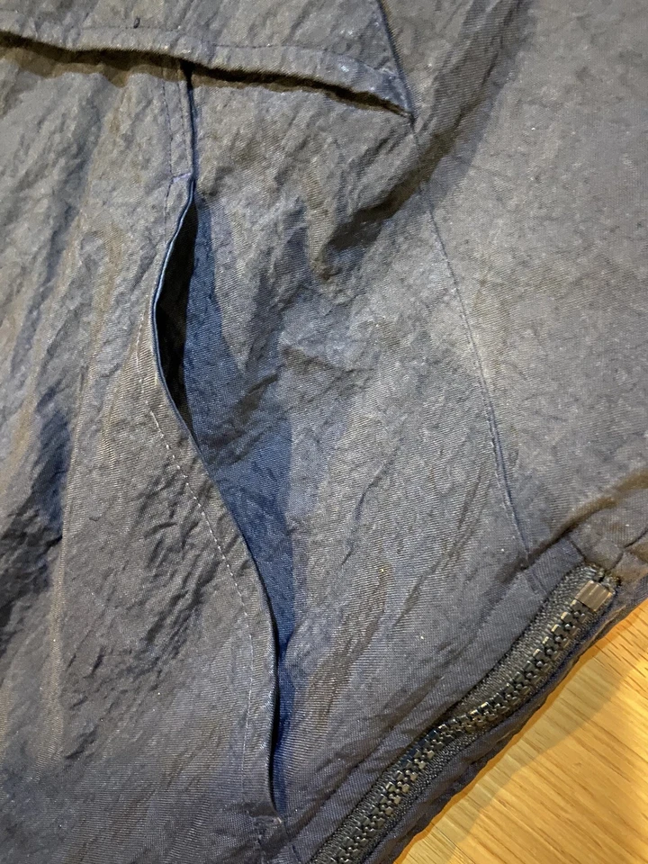 Chaqueta acolchada pulóver FILA 90 vintage para hombre 1/4 cremallera talla L logotipo deletreado azul Foto 4 de 4