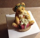Cherished Teddies Up Wrapping Holiday Joy Bear Figurine Margy 1998 Avon #475602 — photo 4