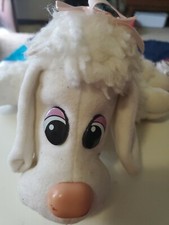 Tonka Pound Puppy White Poodle Dog 18" Plush Stuffed Toy Vintage 80s