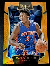 2015-16 PANINI SELECT STANLEY JOHNSON ORANGE PRIZM #/60 ROOKIE CONCOURSE RC #89