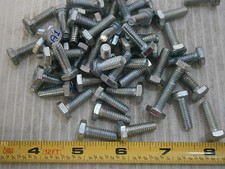 Hex Cap Bolts 1/4-20 x 3/4 Grade 5 Steel Zinc Plated lot of 25 157