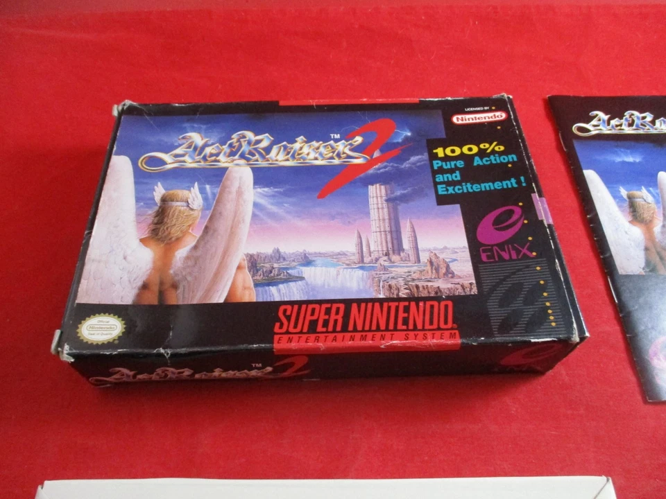 ActRaiser 2 Super Nintendo SNES COMPLETO con Caja Manual Juego FUNCIONA! Foto 2 de 4