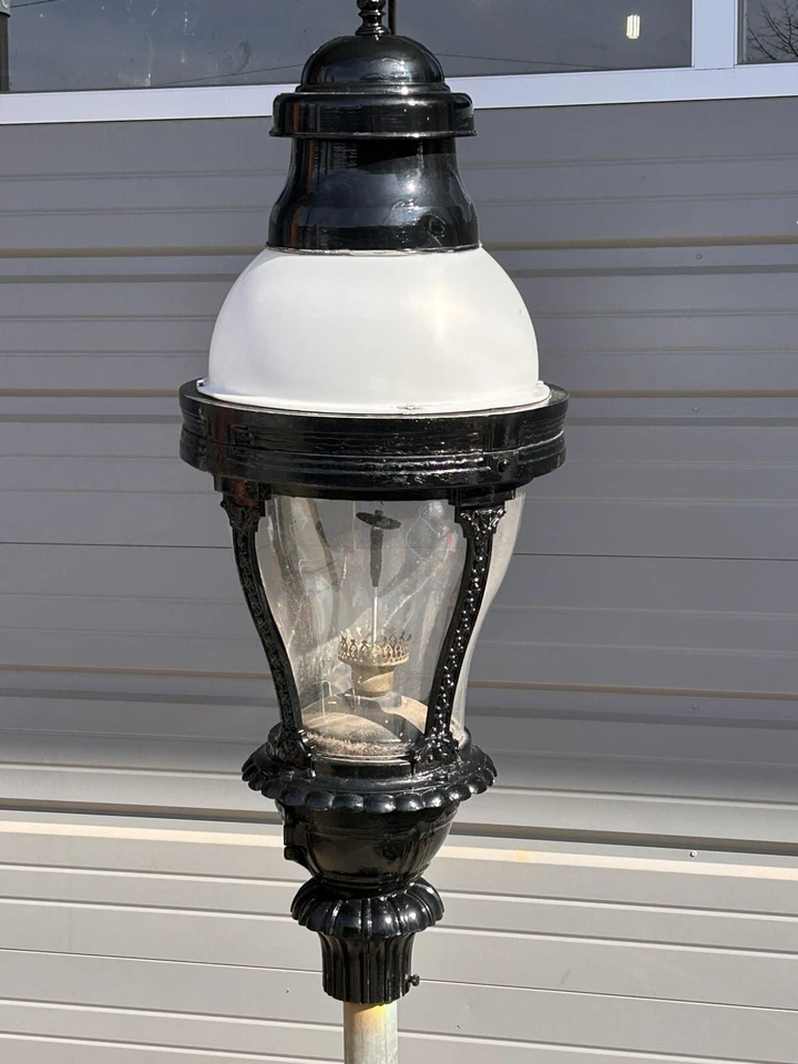 "Luz de calle Boulevard NYC vintage de 44"", lámpara de poste, LED" Foto 3 de 4