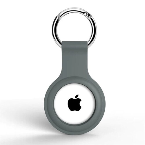 For Apple AirTag Air Tag Silicone PU Case Protector Cover Key Chain Tracker - Picture 21 of 44