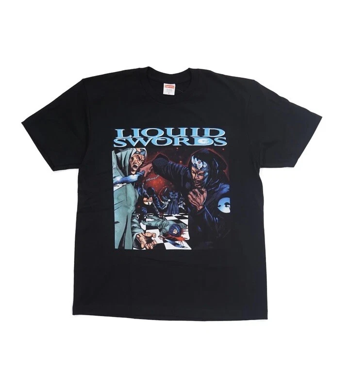 ? T shirt noir homme Supreme Liquid Swords taille M NEUF