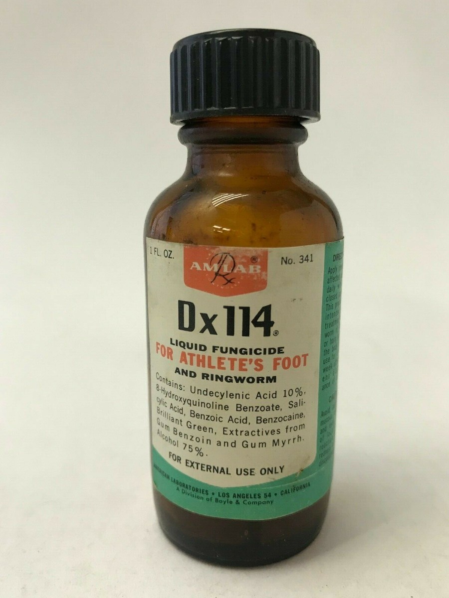 Dx114 Liquid Fungicide Brown Glass Bottle Medicine Pharmaceutical