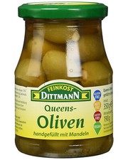 Delicatessen Dittmann Queensolives filled with Almonds 350g 3 Pack