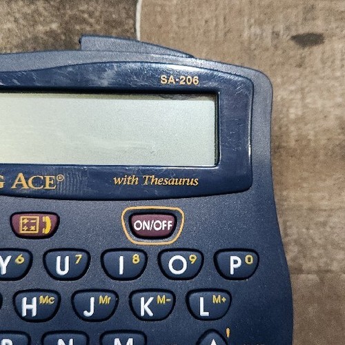 Franklin Spelling Ace SA-206 Thesaurus Blue School Work Help Ad - Picture 2 of 10