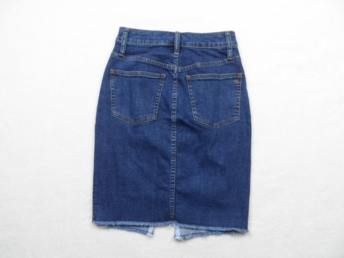 Madewell Fray Hem Denim Pencil Skirt Size 23 Women's Blue Casual K9569 $89 Mini - Picture 7 of 8
