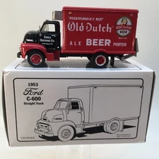    First Gear 1:34 1953 Ford C-600 Old Dutch Beer Straight Truck