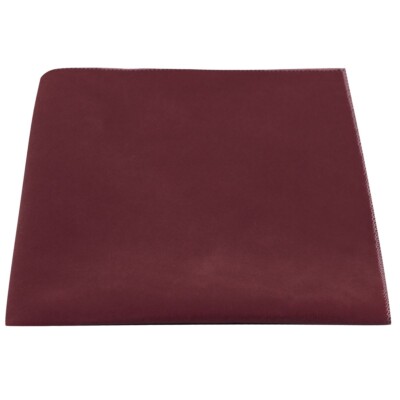 King & Priory Luxus Taschentuch Burgundy Samt Pocket Square