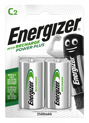 Energizer Akku Powerplus HR 14-C-Baby 2500 mAH - 2er Blister