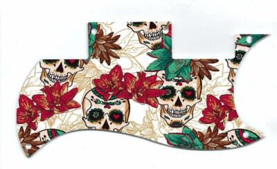 Pickguard  Scratch Plate Graphical  to fit Epiphone SG Special VE Skulls Roses 2