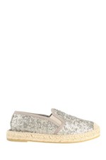 PASSARELLA Espadrilles-Sandalen Damen Sandalen Gr. DE 37 silberfarben-creme