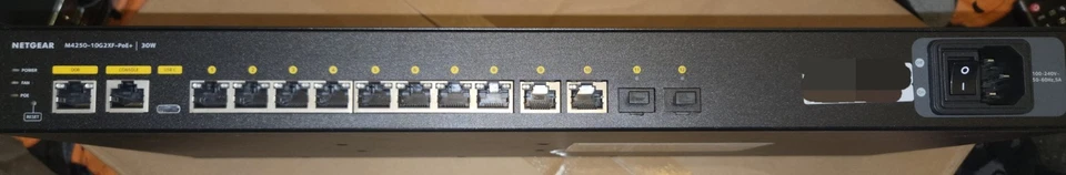 NETGEAR M4250-10G2F-POE+ GSM4212P-100NAS MANAGED SWITCH - Image 2 of 4