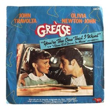 45 Tours GREASE - John Travolta & Olivia Newton-John