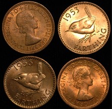 Farthing 1953 - 1956 Elizabeth II   UNC-BU Choose Your Date (T125)