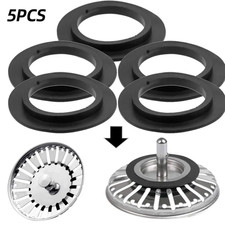 5Pcs/Set Replacement Rubber Seal for Franke Basket Strainer Plug Washer Kitchen