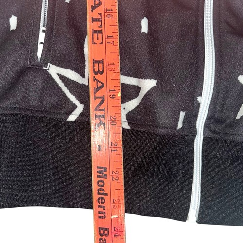 PALM ANGELS Black White Night Sky Star Track Jacket, Size Small Authenticated - Picture 5 of 7