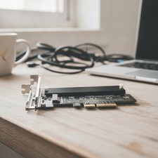 M.2 NVME to PCIe 3.0/4.0 x4 Adapter, NVME/AHCI SSD to PCIe Expansion Card wit...