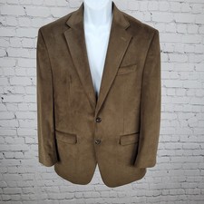 Chaps Ralph Lauren Brown 2 Button Vented Notch Blazer Sport Coat Size 40R