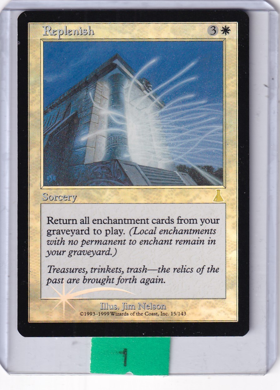 Replenish (#15) FOIL * Urza's Destiny MTG Magic -Lightly Played