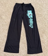 Hatsune Miku Men s Pajama Pants Black Size M