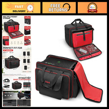 Portable Speaker Bag 8" Water-Resistant Padded Carry Case with Shoulder Strap -