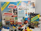 LEGO Exxon Gas Station 6375 +  6624 Delivery Van—Incomp, Box Sleeve, Inst.