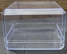 Protech Clear Display Case 7.5" x 5.5" x 5" for Mini Helmets Beanie Babies Balls