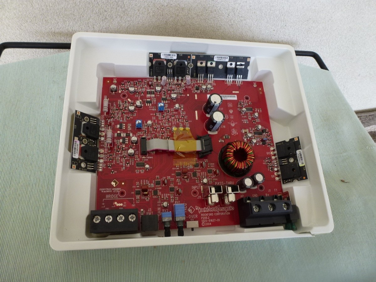 Rockford Fosgate Punch P200-2 200W 2 Channel Amplifier for sale