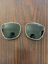 HTF Vintage Polaroid Large Tinted Clip-on Glasses