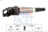 Facet ZüNdspule 9.6375 FüR BMW CitroËN DS Mini Opel Peugeot ROLLS-ROYCE