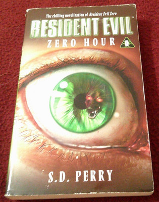 Resident Evil #0: Zero Hour by S. D. Perry (2004, pb) horror video game novel