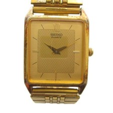 SEIKO 5Y00 5000 Quartz Watch Gold Color From Japan
