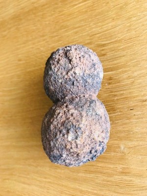 T5  XL Moqui Marbles -Lebende Steine - wunderschöne Twins - aus Utah/USA- Nr. T6