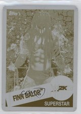 2015 Heritage WWE 2K16 Short Print Printing Plate Yellow 1/1 Finn Balor #3 1fl4