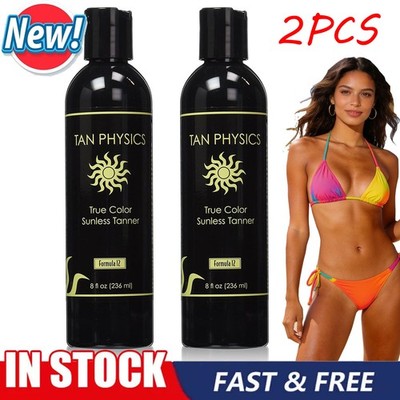 2X Tan Physics True Color #1 Rated Sunless Self Tanner Tanning Lotion 8 oz 2026